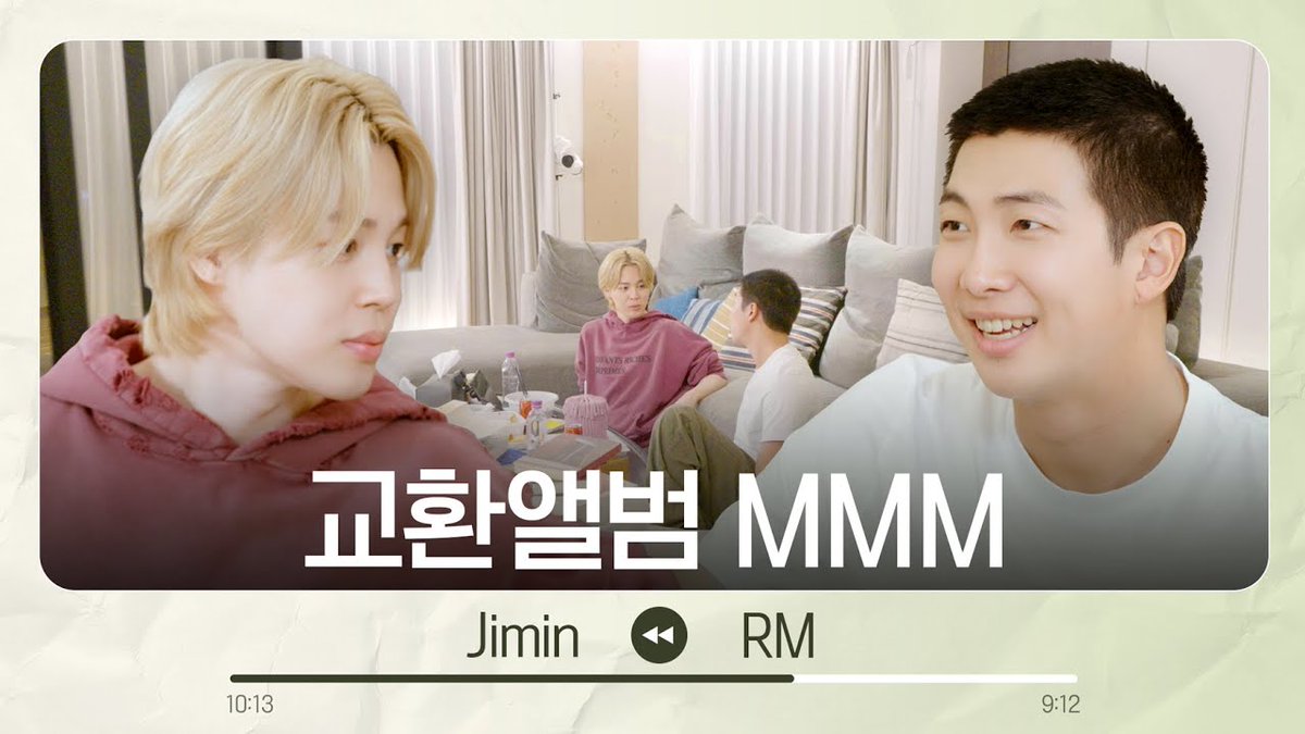 BE7BULLETS's tweet photo. ️️ ️ ⠀

[ #BE7TANTV 📸 ]

Hey ARMY

RM and Jimin here! We're so excited to share that in just 30 minutes, the #MiniMoniMusic premiere will be live. Join us at the link below to experience this special moment together. 

💭 : ( https://t.co/2QYornZksU )
#JIMON #FATTAN

⠀ https://t.co/osRW9OZpzh