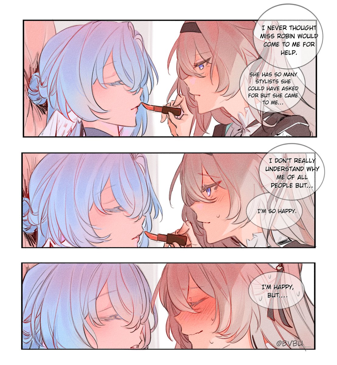 bvbu__'s tweet photo. thank you for 6 followers here’s a robifly mini comic as a special thank you 🫶
3/4

#robifly #Robinhsr #Firefly #HonkaiStarRail https://t.co/KKduZBQAEZ