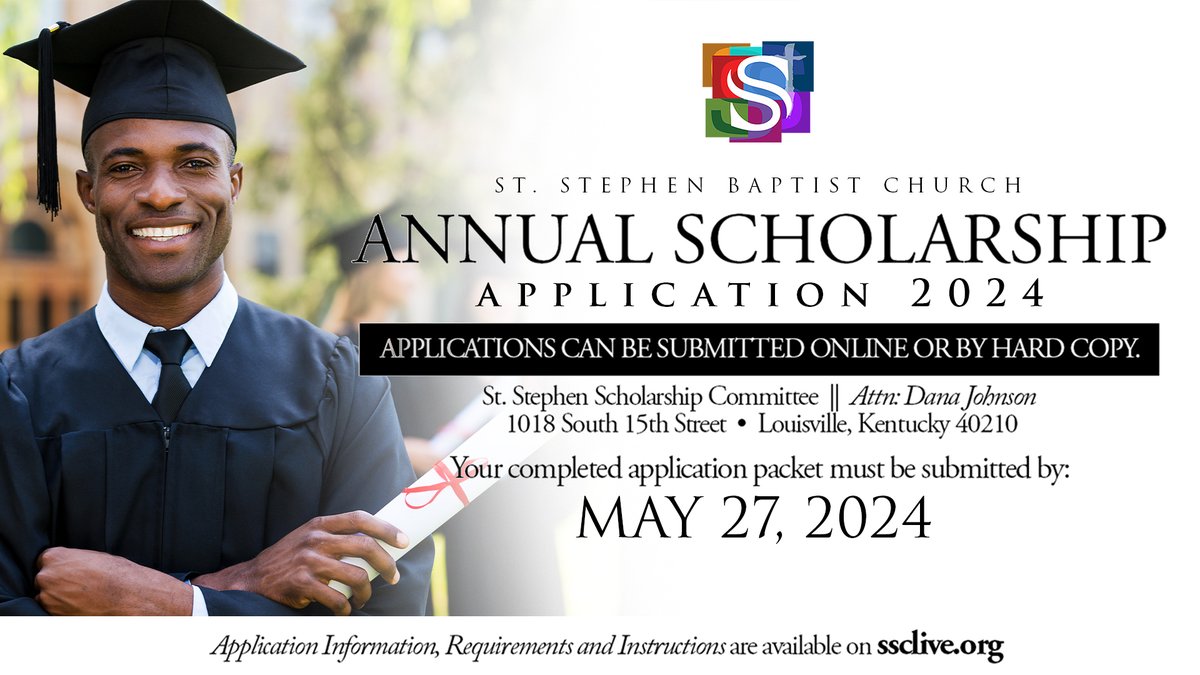 Apply today for the Annual Scholarship Application today at ssclive.org. The last day to apply is May 27th. #ssclive
