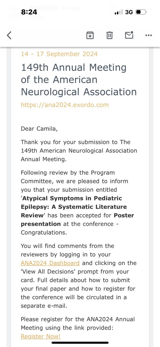 camilalopezp5_'s tweet photo. Thrilled and grateful to share that our abstract has been accepted for a poster presentation at the #ANA2024. Couldn’t have done it without my amazing team. Excited to represent Ecuador 🇪🇨 and connect with more neurology enthusiasts 🧠. See you there Orlando!  @IMG_Ecuador https://t.co/7muh1gFGaU