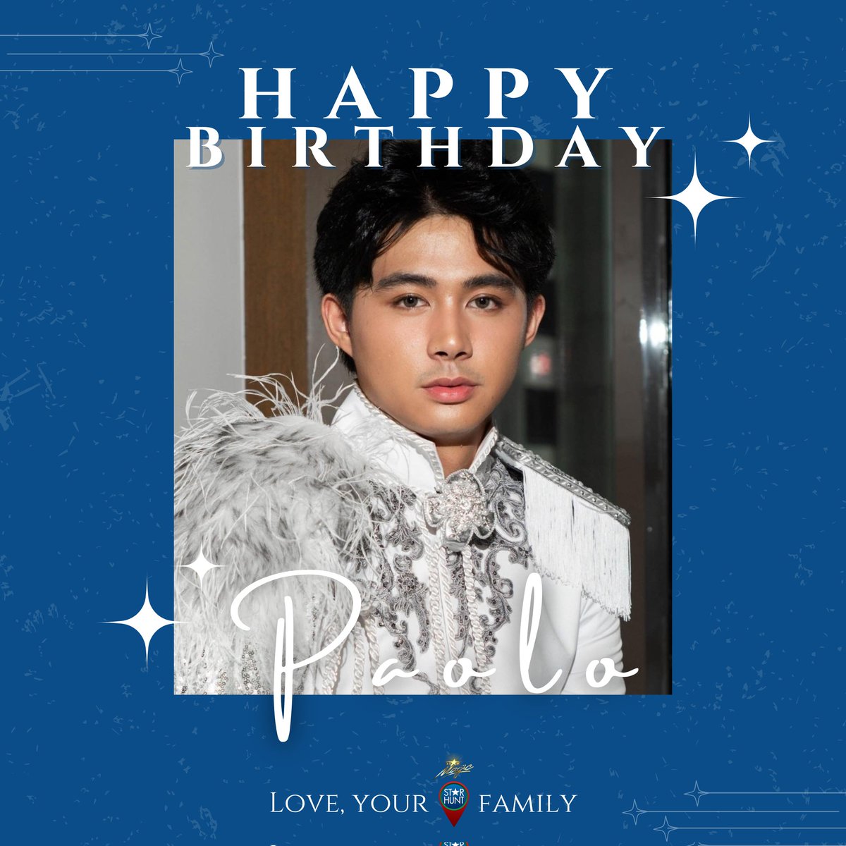 Happy birthday, Paolo (@paoloalcantara_)! Best wishes for a wonderful year! Enjoy your day and always keep on shining! ✨ Love, your Star Hunt family ❤️