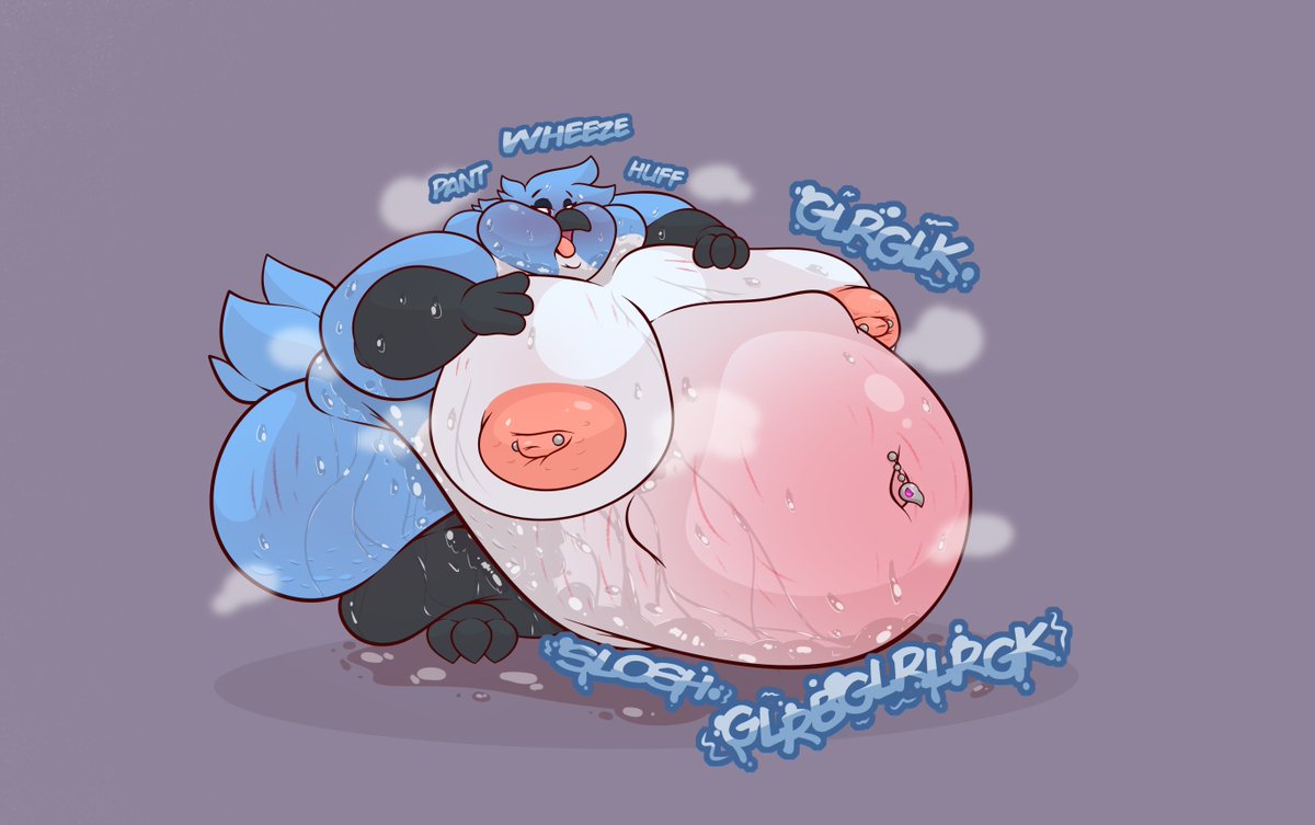 fatcheetoscat's tweet photo. (CW: Unbirth/Vore)

A commission for  @/cookie-pone (on FA) https://t.co/qsgefSbIvL