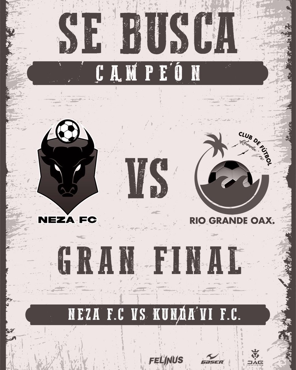 ¡El 6to Torneo de Liga busca nuevo campeón!

Nos enorgullece felicitar a **Neza F.C.** y **Kunda’vi F.C.** por llegar a la gran final. Ambos equipos han mostrado una excelente competencia y han luchado con gran pasión para llegar a este momento decisivo.

#LBM #YoConBalompié