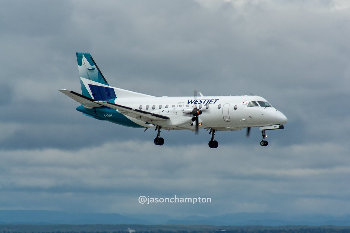 WestJet Link 
Operated by Pacific Coastal Airlines
Saab 340B
Reg. C-GOIA
Calgary International Airport (YYC)

#yyc #avgeek #aviation #aviationlovers #aviationphotography #aviationdaily #planespotting #planespotter #photography