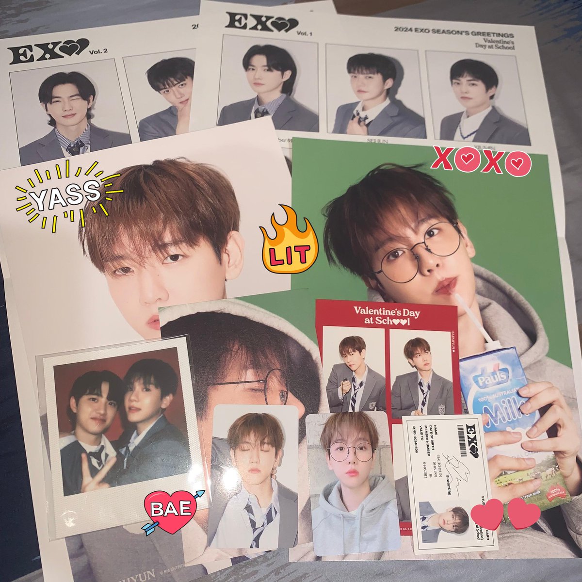 zeeiyra's tweet photo. wts season greeting 2024 exo
 
📌 polaroid baeksoo + baekhyun set 210k
*free poster set sg24 vol 1 &amp; vol 2

- tinggal co ready ina
- shopee video
- goodcondi
- dom depok 

 t. wts wtb sg24 exo baekhyun pola baeksoo unit membset https://t.co/V67Ik8f417