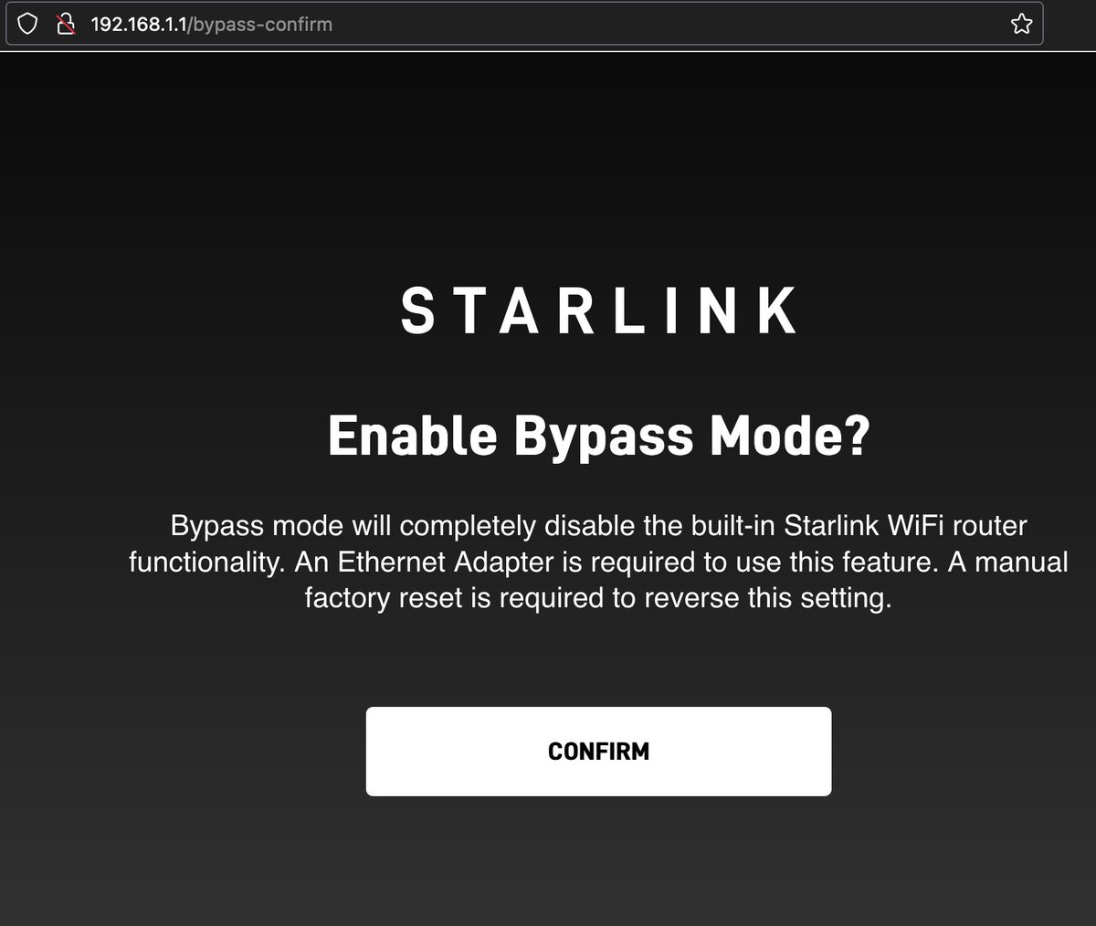 jakimfett's tweet photo. We're at 33% with estimated 2 hours left so I'm going to see if anything changes when I reset the hardware again and select passthrough mode.

Just looking for where I can plug in my digits for a month of high bandwidth network access. There's gotta be something in here, right? https://t.co/9OYA7LC3F3