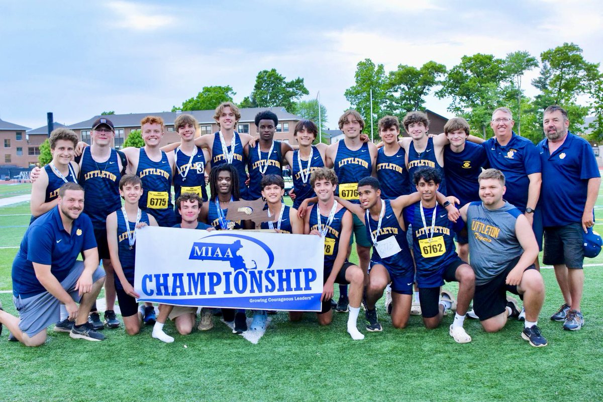 State Champions! The varsity boys’ outdoor track team placed 1st at today’s MIAA D6 State Meet held at Merrimack College. Congrats! Go Tigers!