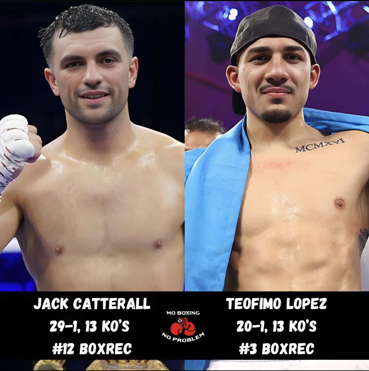 Following his win over Josh Taylor, Jack Catterall has expressed interest in facing Teofimo Lopez next 👀

Who wins between @jack_catt93 and @TeofimoLopez ? 🤔

#boxing #jackcatterall #teofimolopez #superlightweight #toprankboxing #matchroomboxing #bobarum #eddiehearn #ukboxing