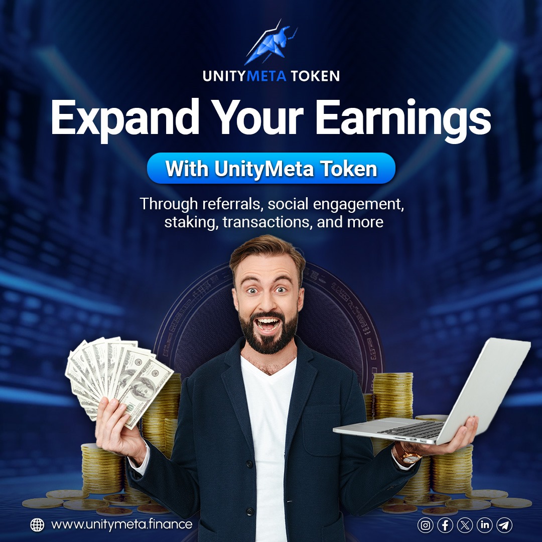 unitymetatoken's tweet photo. Expand Your Earning With UnityMeta
#unitymeta #ubitcoin #ubit #umt #btc #bitcoin #bnb #doge #eth #shiba https://t.co/2s3Z5aJO1I