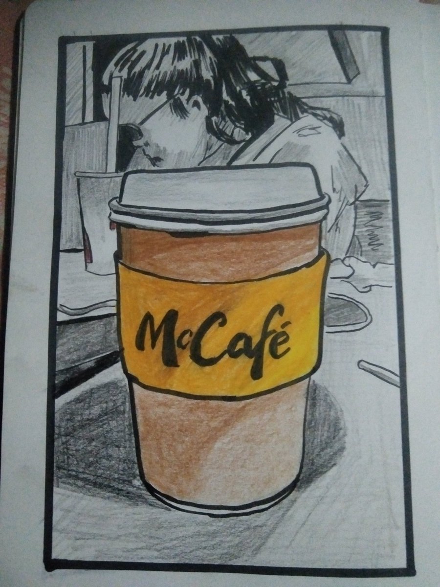 AB_Normal0522's tweet image. The coffee date became a drawing session...

Still coffee 😌