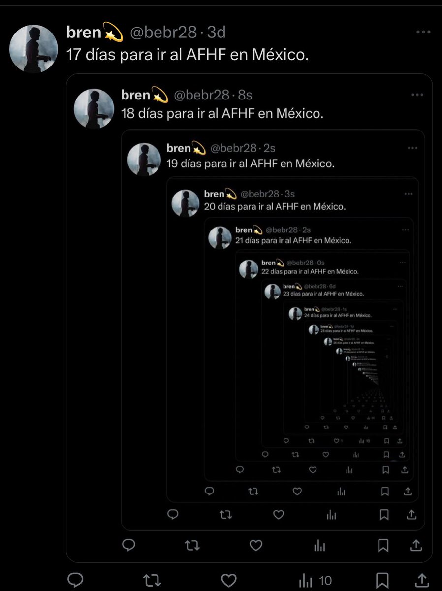 bebr28's tweet image. 16 días para ir al AFHF en México.
