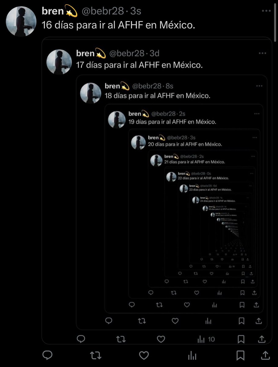 bebr28's tweet image. 15 días para ir al AFHF en México.