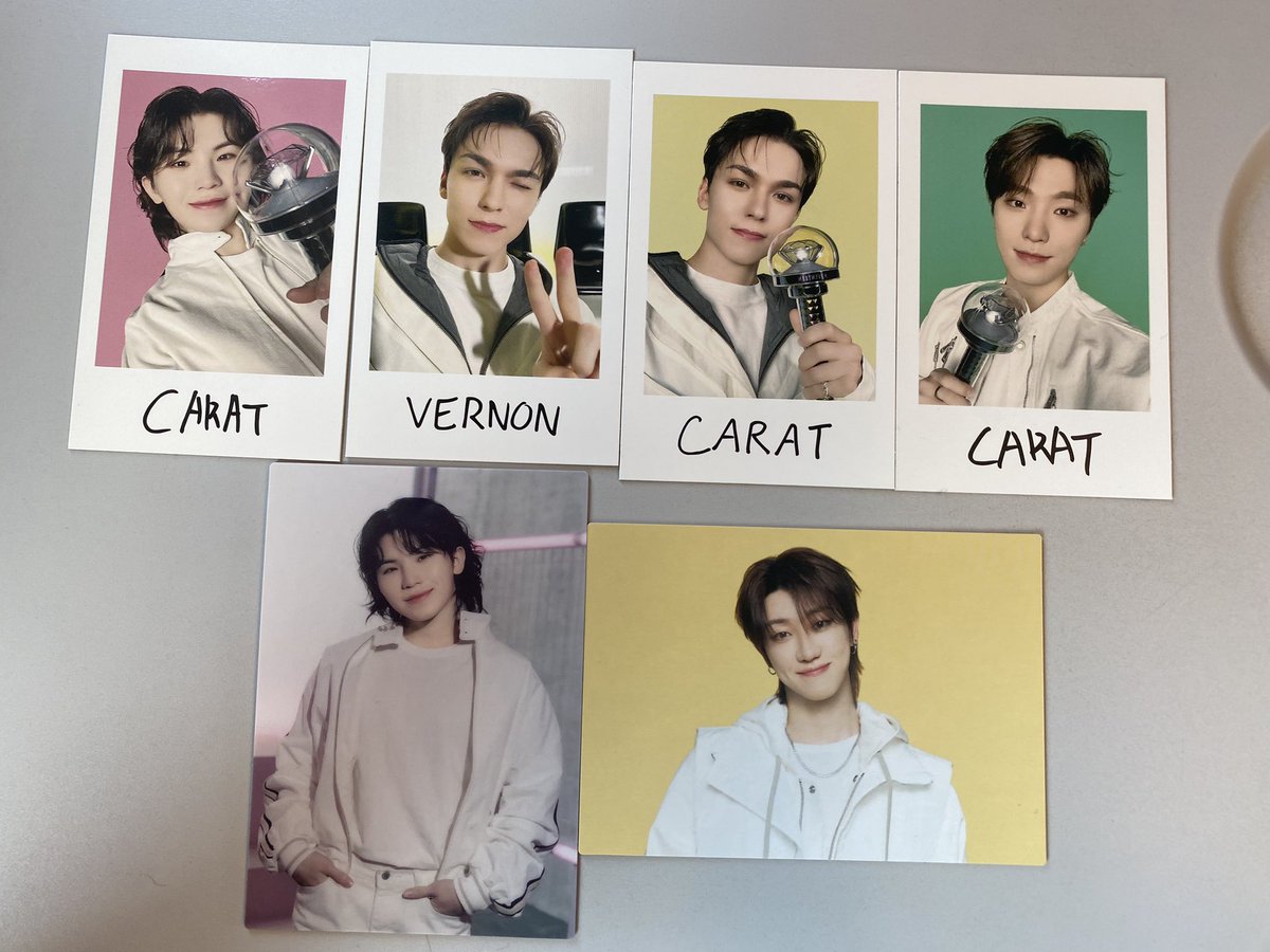 scjs_ys's tweet photo. SEVENTEEN セブチ ポップアップ トレカ チェキ インスタントフォト 交換

【譲】ウジ ディエイト ミンハオ バーノン ディノ

【求】エスクプス

新横浜駅または日産スタジアムでの交換希望！
お心当たりのある方はリプまたはDMお願いします🙇🏻‍♀️ https://t.co/DpWamsm2vk