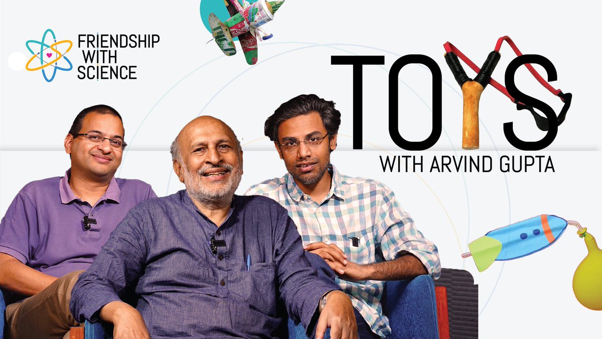 stpalli's tweet photo. Episode 2 - we talked to someone who has lived a lifetime of friendship with science and has inspired innumerable others to join the club — Arvind Gupta.

Hope you enjoy this one too. Please keep the suggestions and feedback coming.

https://t.co/capf4c6QEc https://t.co/HbBUUvbTMG