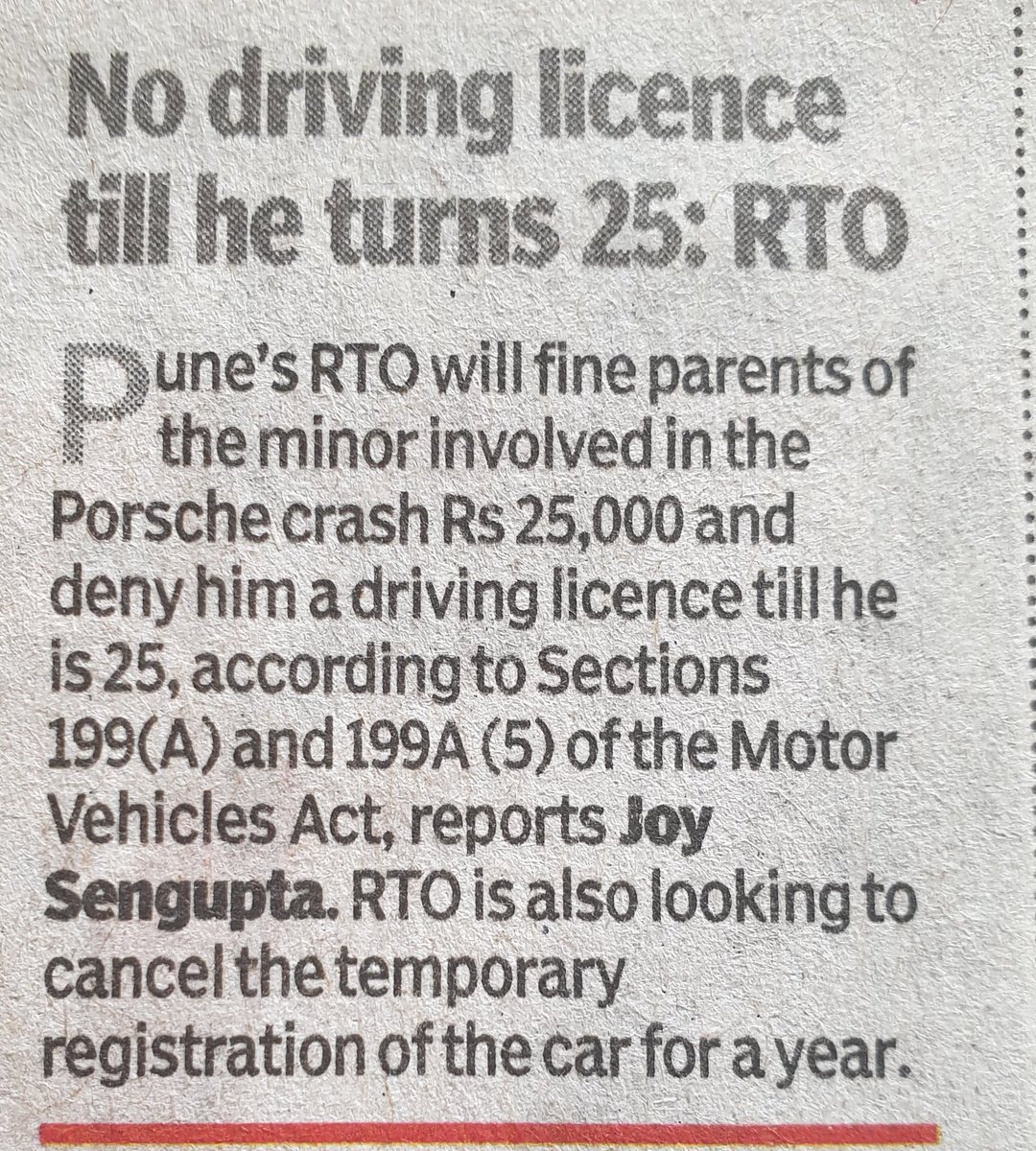 While #RTO may not issue driving #license, many take advantage of the fact that it is not possible for the #police or #transport dept to check each and every vehicle on roads.