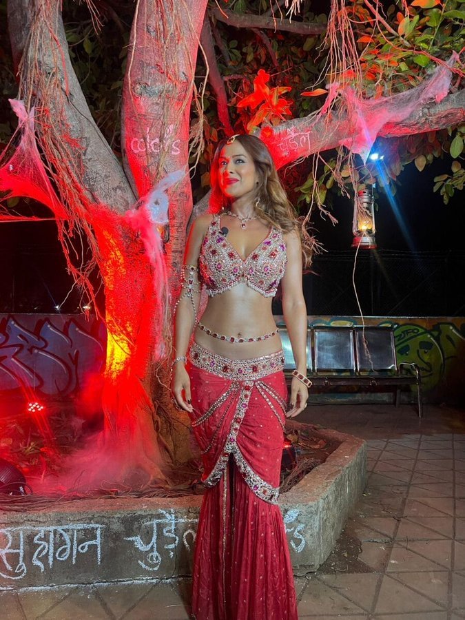 #NiaSharma spills beans on handmade Suhaagan Chudail outfit for her upcoming show!