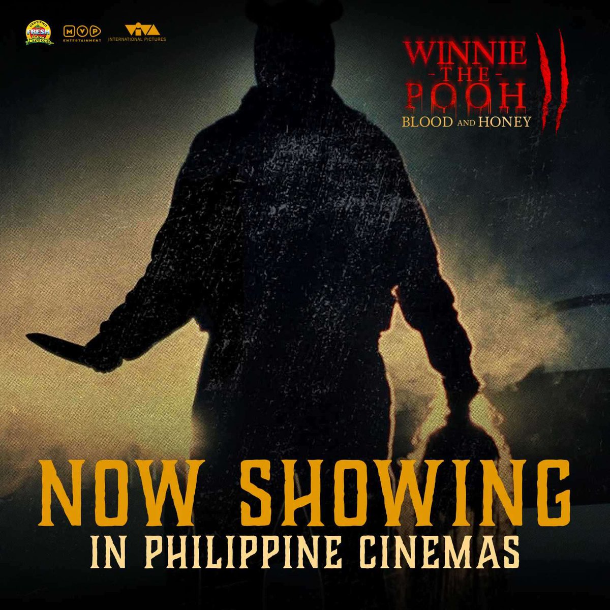 Hide before you get caught by his MONSTROUS attack! Catch 'WINNIE THE POOH: BLOOD and HONEY 2', NOW SHOWING In Philippine Cinemas! #WinnieThePooh2 #Blood&Honey2
