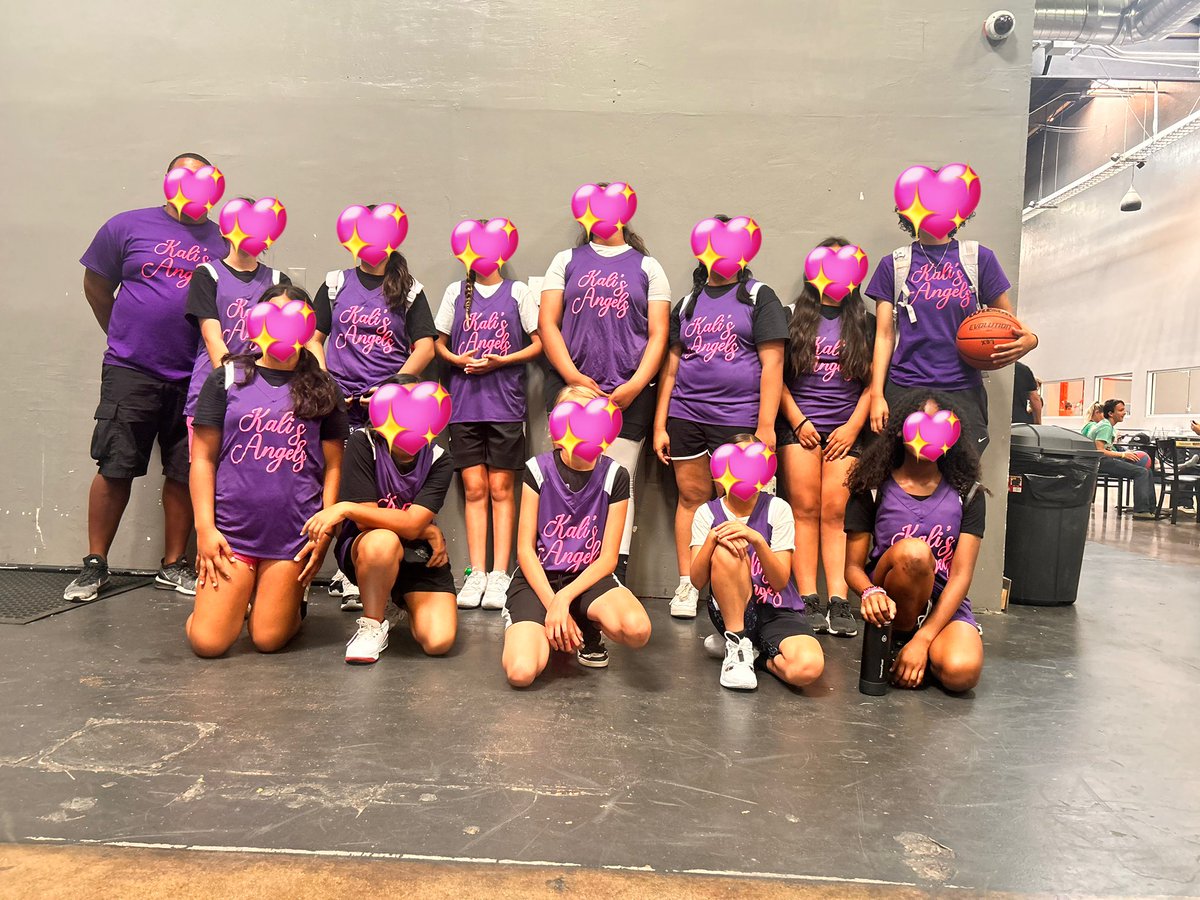 My daughter passed away in February and her basketball team changed their name to Kali’s Angels and they just won their last game. I’m so touched and overjoyed about this 🥹😭💜🕊️ everyone’s angel fr.