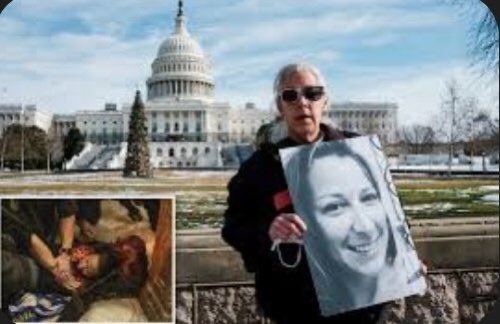 Chcago1Ray's tweet photo. Ashli Babbitt was gunned down by Michael Byrd. She posed no threat to anyone... 

Raise your hand ✋️ if you want murder charges filed on Michael Byrd as soon as Trump takes office..... JUSTICE FOR ASHLI https://t.co/h1VLtbTdK1