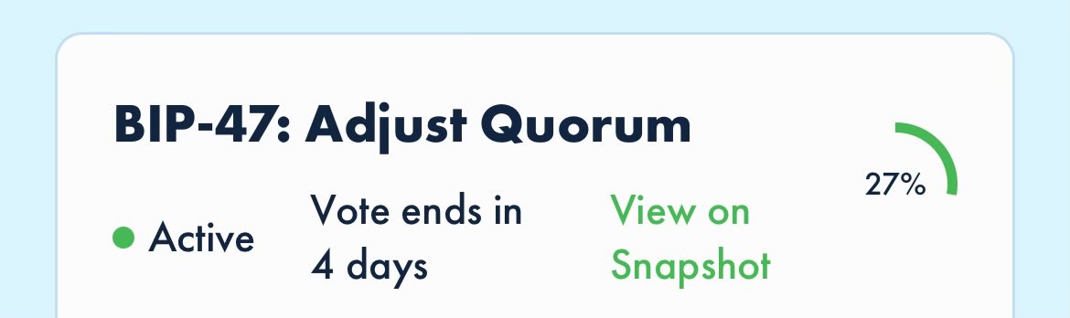 gm don't forget to vote 

hopefully we get this passed, then votes are easier (unless controversial but this takes care of that), and we don't have to worry about voter fatigue