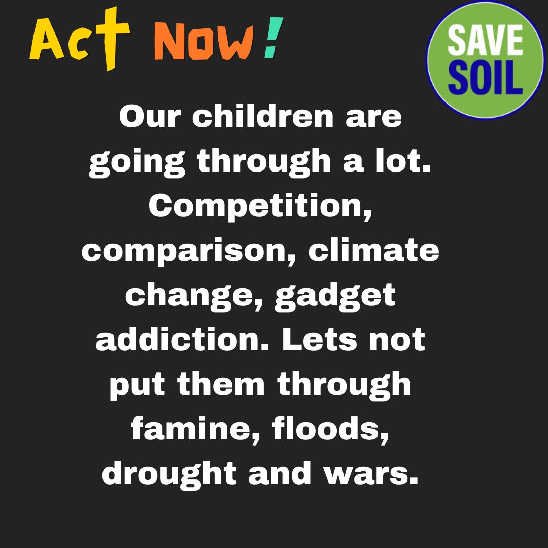 SonawaneArti21's tweet photo. Let's urgently take action to care for our soil and plants. By providing them with essential organic content, we can transform depleted soils into #HealthySoil. This will lead to #ThrivingPlants and ultimately to #HealthyHumans. Let's do the needful for our children!
#SaveSoil https://t.co/ZPzOHA1p7n