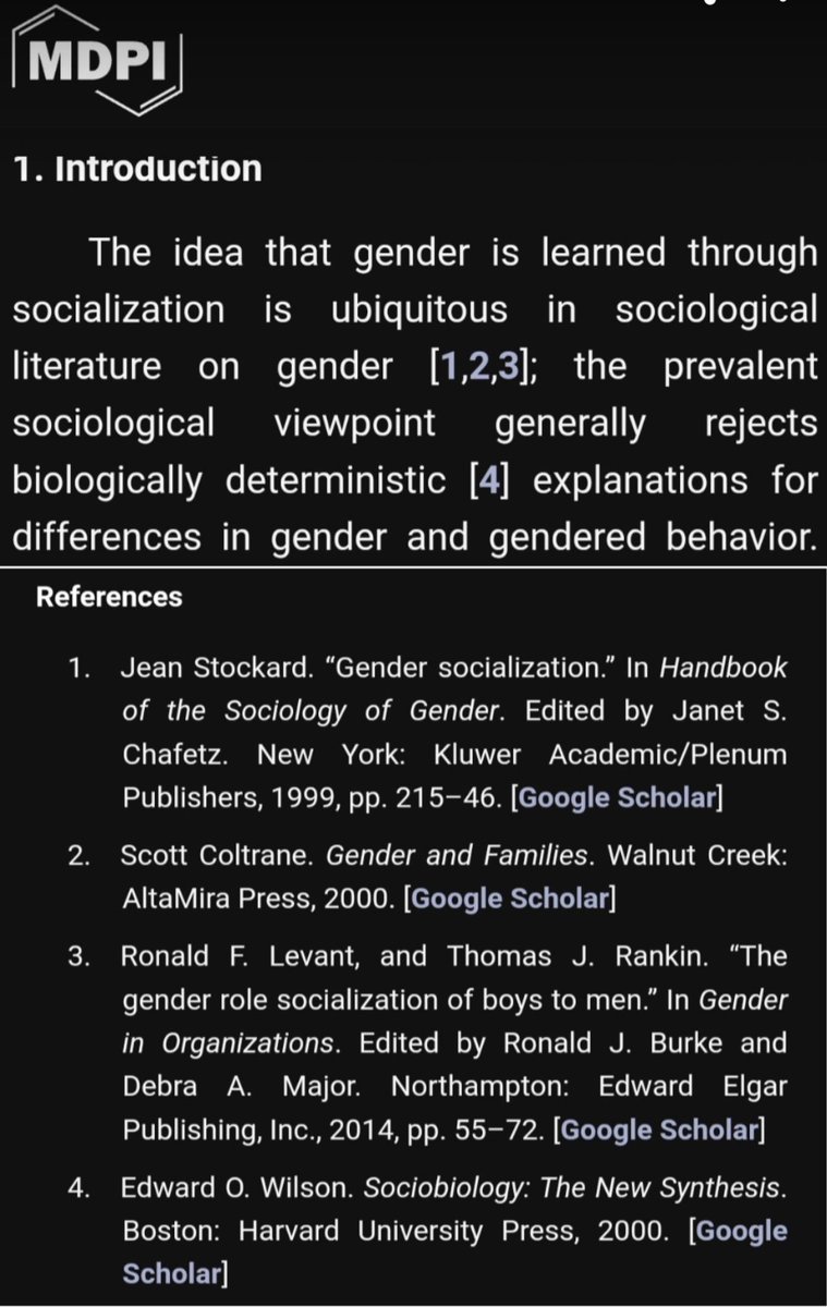 @theklutzydom @William46700444 @QcWynter @MForstater Oh & innate gender identities certainly don't exist. Science consensus is NO identity's innate, incl. gender ⤵️

Psychiatry's official manual, DSM-5, confirms trans is just a socially constructed identity based on gender roles & that most 'trans kids' are gay & grow out of trans: