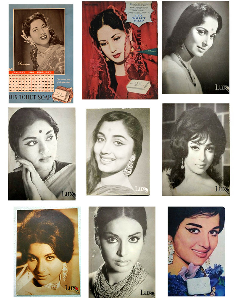 #Suraiya #MeenaKumari #WaheedaRehman #Vyjayanthimala #Sadhana #MalaSinha #SharmilaTagore #Rakhee #AshaParekh in #Lux advertisement. Your favourite?