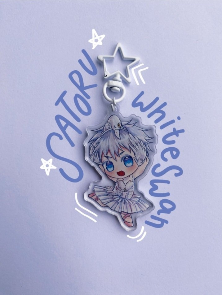 akinorira's tweet photo. ⌗♡°✧‧₊˚ keychain satosugu insp by black swan and white swan (by @vreejy)

yuk order bisa langsung klik link di kolom komen yaa! stok terbatas!!

● 35k/each
bahan akrilik UV
2 sisi 6.5cm
kait jointed

#warunganime #warungjjk 
t. geto gojo wtb wts fa satoru suguru https://t.co/tDLI3bUjKv