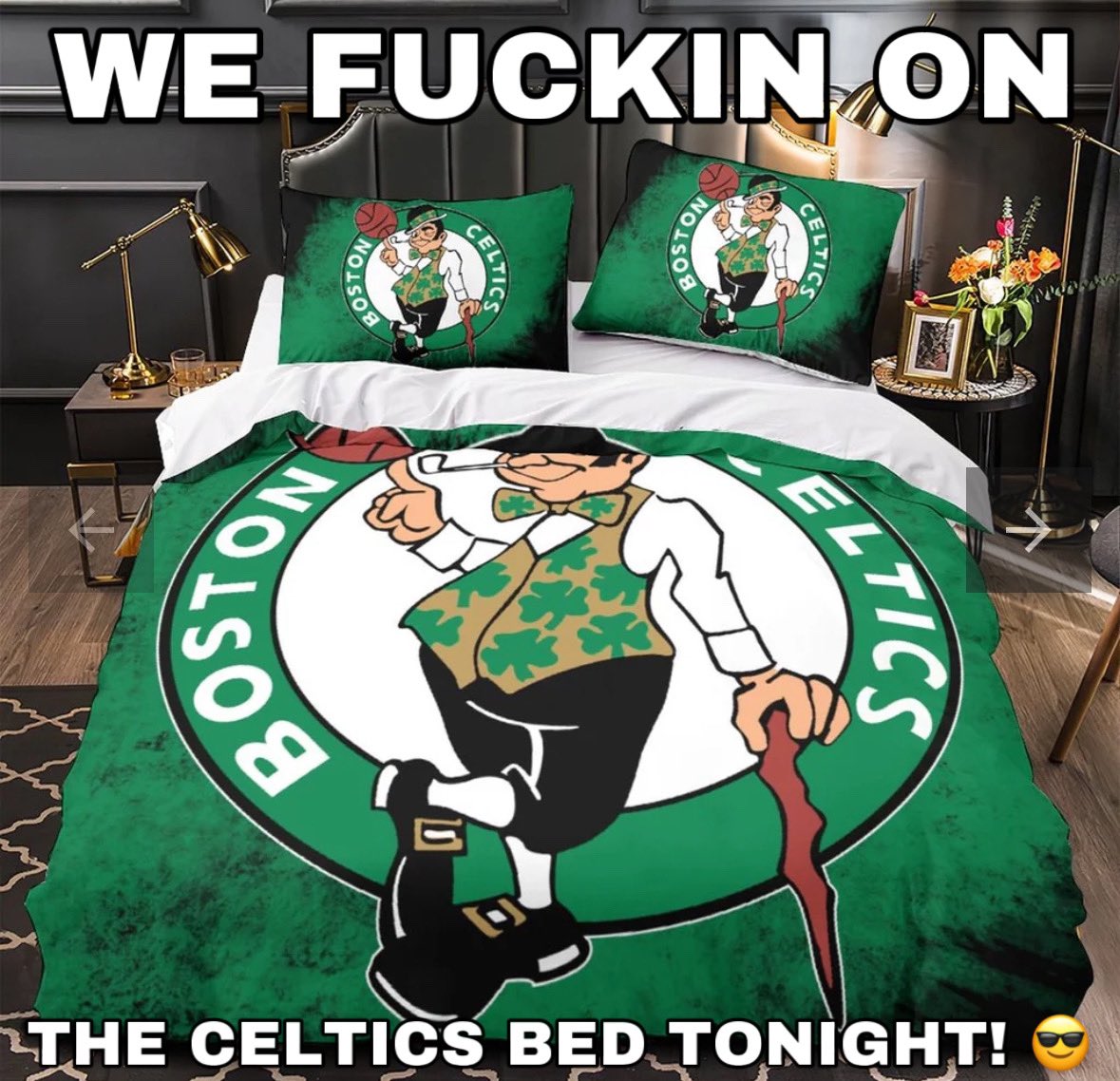 CelticsRiley's tweet photo. Celtics win? You know what that means! ☘️ https://t.co/xvv7ETMoQD