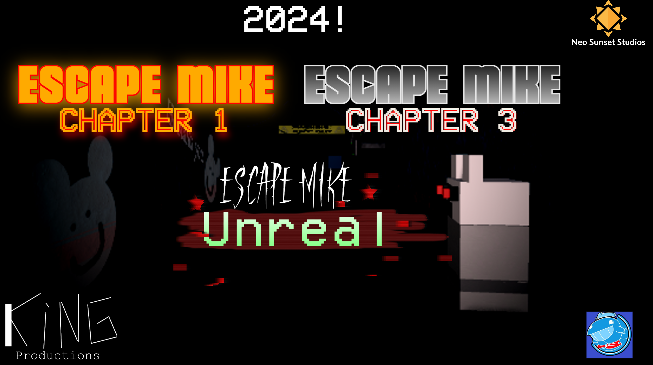 Escape_Mike's tweet photo. #EscapeMike 🎮ESCAPE MIKE 2024 PLANS!💻
-Escape Mike:  Roblox -
Managed by @Larry2610__  and @KingGamesProduc 
We will bring new chapters and updates for you guys this year ;)

- Escape Mike: Unreal -
Managed by @LandWhaleP and @KingGamesProduc 
Launching this year on steam :D https://t.co/rrrD7vJNSM
