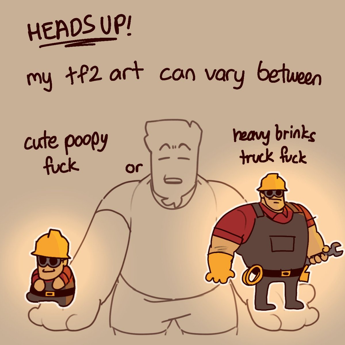 frenchoniontf2's tweet image. Puttin a fair warning for my tf2 account ⚠️
I like to draw cute mercs and all but sometimes theres also men with big chests running around. I dont draw nsfw though i'll make that clear. I just wanna make sure new followers dont get flashbanged with buff men oops