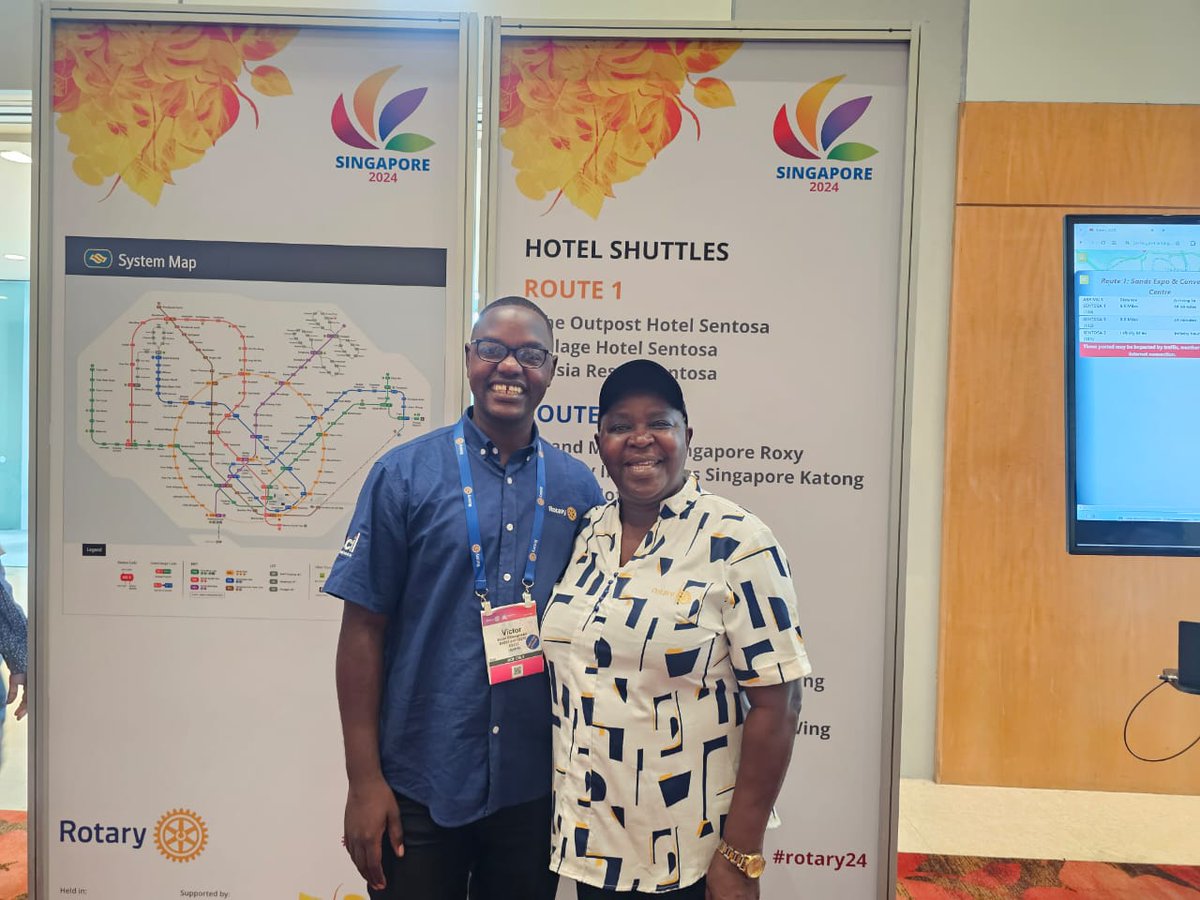 JB_Ssengooba's tweet photo. I am thrilled to be in the vibrant city of Singapore with over 30,000 passionate #Rotarians and #Rotaractor from around the globe for the 2024 @Rotary International Convention! This is where inspiration meets action as we unite to #ShareHopeWithTheWorld https://t.co/jszwVg8cRO