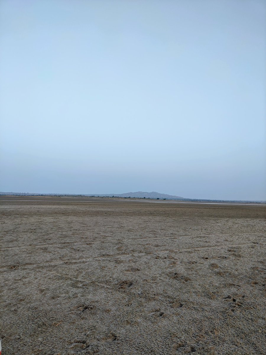 Looking at Karoonjhar Mountains from the salt desert - Runn Kutch! 

#SaveKaroonjhar