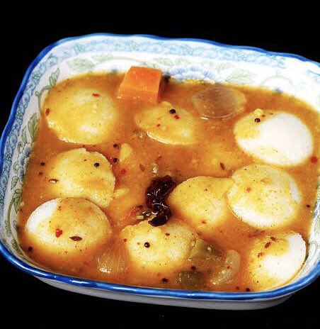 What breakfast at home ??? Here my favourite Mini Idli with Sambar.