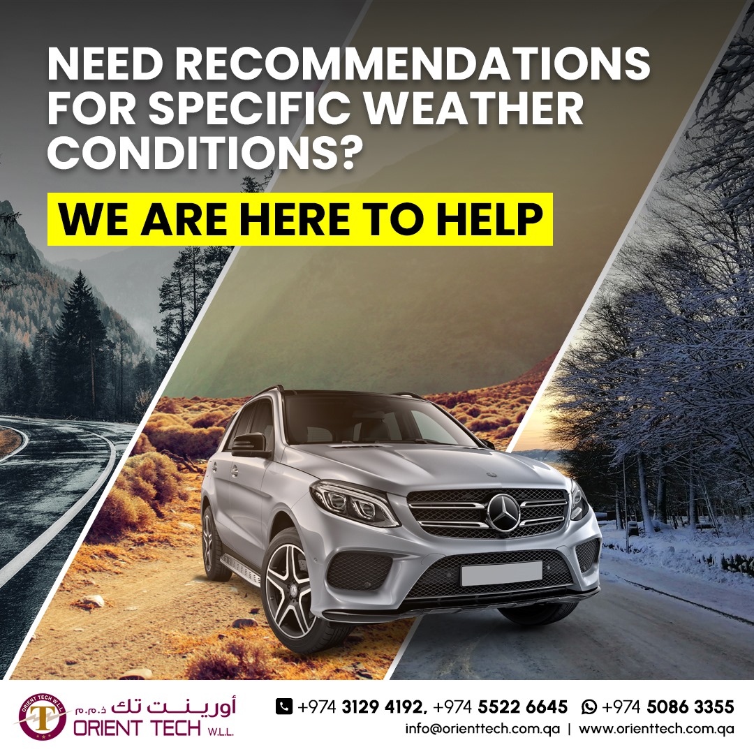 Looking for the best tire for your next adventure? 🌧️Whether it's rain, snow, or off-road conditions, we've got you covered!

Book your appointment in advance.
orienttech.com.qa/tire-quote/

#WinterDrivingTips #SafetyFirst #TireCare #Orienttechwll #automotive #carrepair #tyres