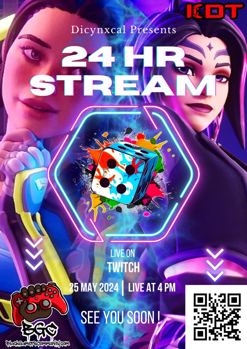 7 and half hour strong: 
twitch.tv/dicynxcal_