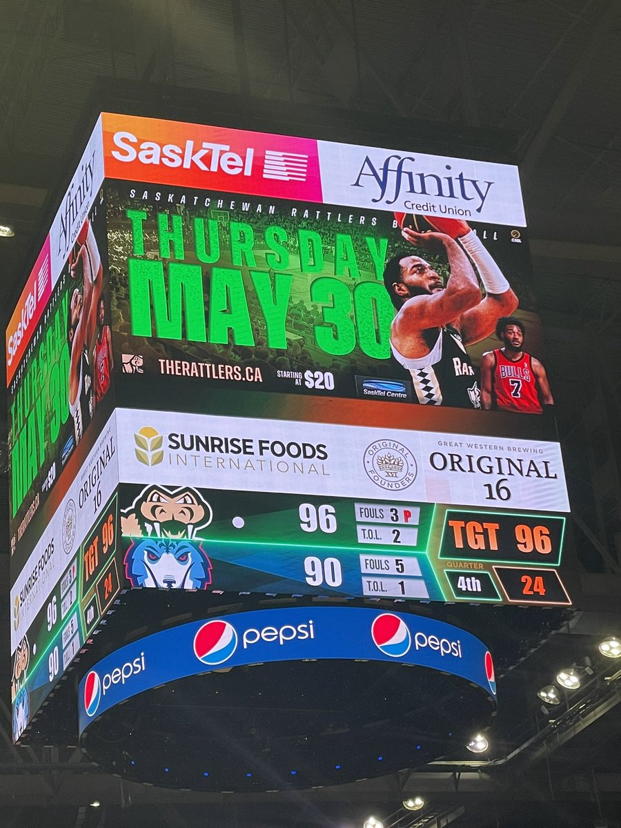 The greatest comeback in basketball history!!! Or sure felt like it! LOVE THIS TEAM - hit it Thursday!!! @SASK_Rattlers take on Vancouver! 💥 💥💥