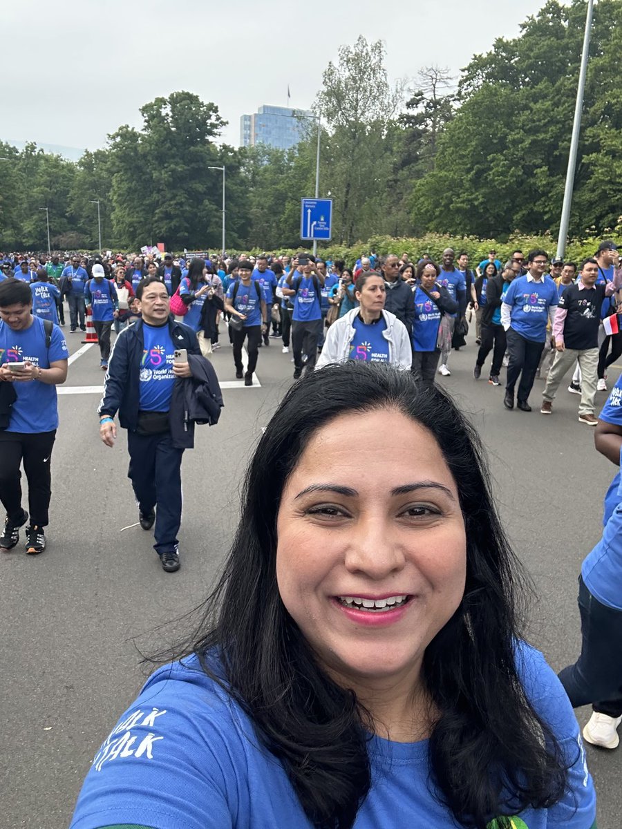 #WalktheTalk on #GenderEquality Call to action: Challenging power & privilege is not a tagline, but a value system. To sisters of the movement on #GenderEquality & #WomensRights in health, we mark this moment as the MARCH to #TruthtoPower 💪 #10Years #WHA77 here we come!