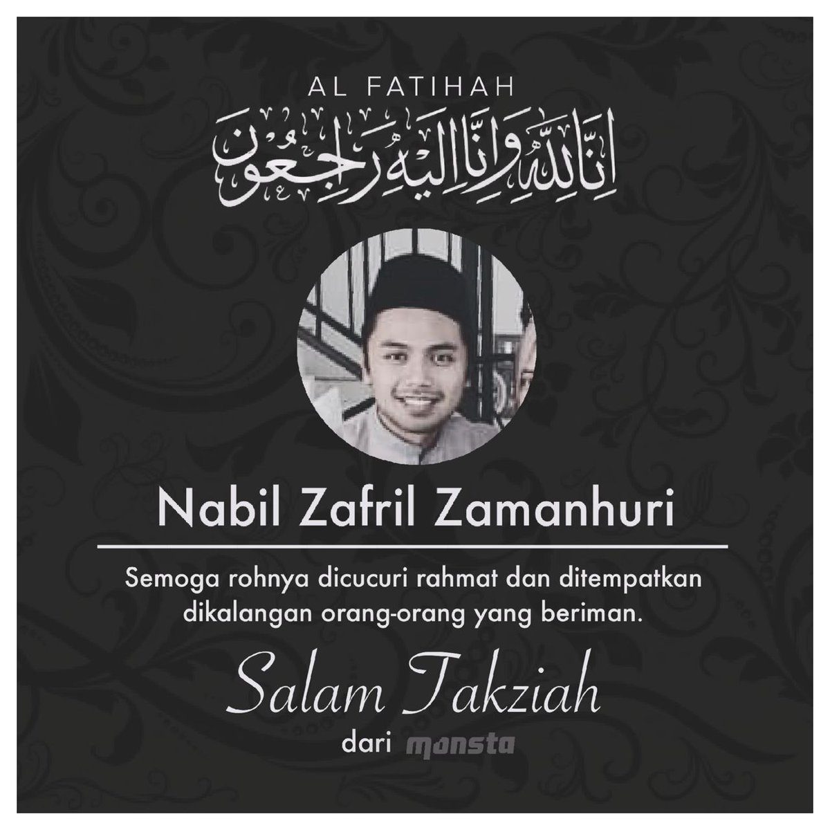 Terima kasih kerana membantu kami menceriakan kanak-kanak seluruh dunia dengan meminjamkan suara untuk watak Kapten Kaizo dan Maripos. Semoga arwah Allahyarham saudara Nabil Zafril Zamanhuri dicucuri rahmat serta ditempatkan dikalangan orang-orang beriman. Salam Takziah buat