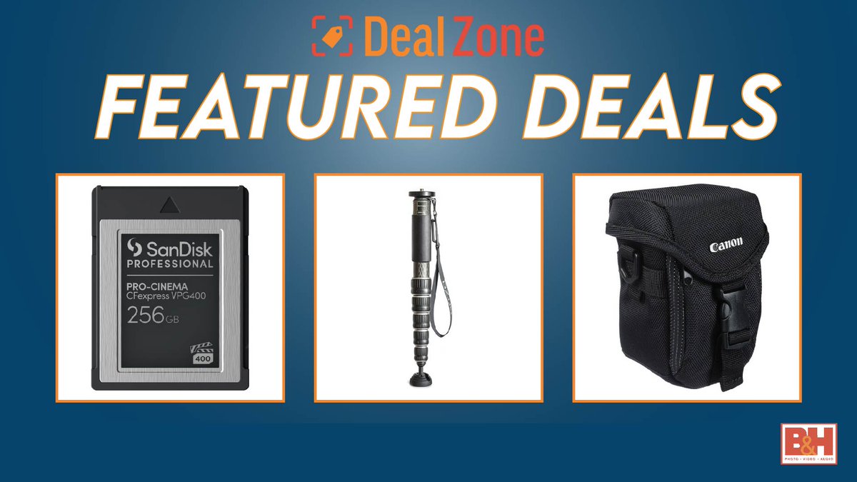 Need new gear? Take a look in the #BHDealZone! bhpho.to/BHDealZone