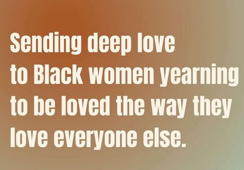 #TimelessMessage 🗣️💯❤️ You ARE Loved 🥰 Black Woman! You ARE Seen and YOU ARE Loved! Exponentially! ❤️