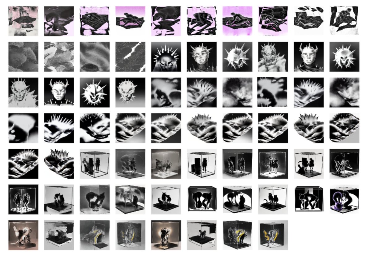 ddfddfddfddfddf's tweet photo. sharing my stable diffusion experiments 

what i did is got the learning dataset form old but gold https://t.co/mZIgrDJw1R collab with @KarmaAtTheDoor (pic1) and created LoRA. here are the results (pic2-4) https://t.co/KRPvv9yeMs