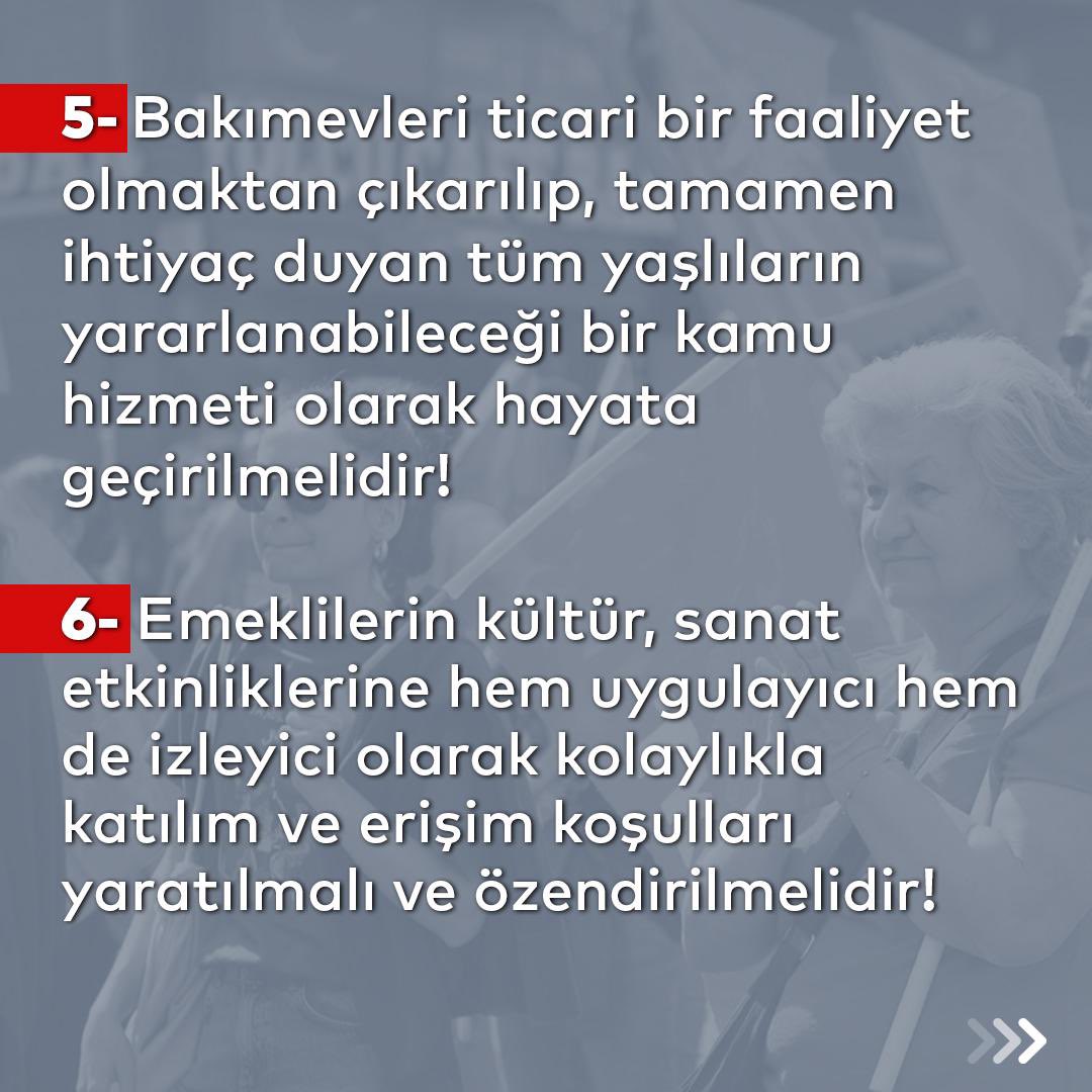 Hayat pahalılığı tüm emekçilerin geçinmesini zorlaştırırken emekliler açısından neredeyse yaşamanın mümkün olmadığı bir tablo var. Bu tabloya karşı ise emeklilerin soracak hesabı var.
 
Emekçilerin ve Emeklilerin Talepleri Var!

tkp.org.tr/aciklamalar/em…