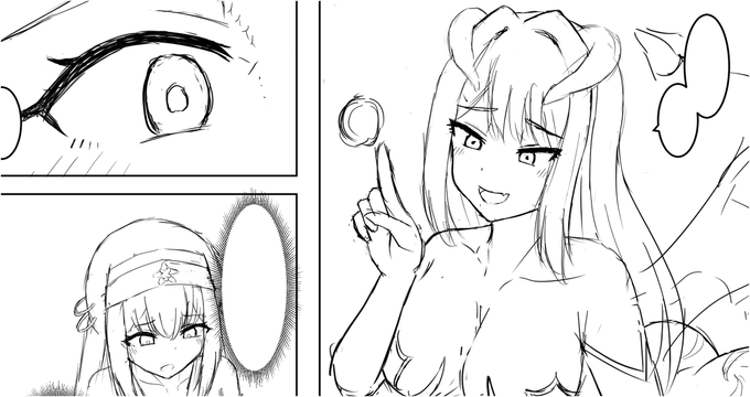 FANBOXを更新しました!
内容は5月の制作状況報告、聖女淫魔化の下書き一部公開となっております～
リンクはプロフに記載しています! 