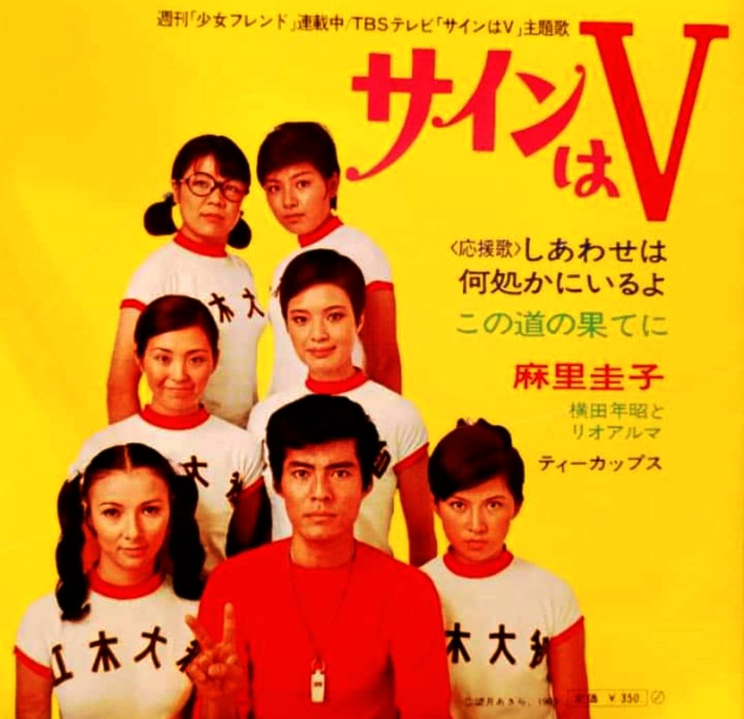 骨董品店で見つけたスポ根ドラマ『#サインはV』のポスター（画像1・2