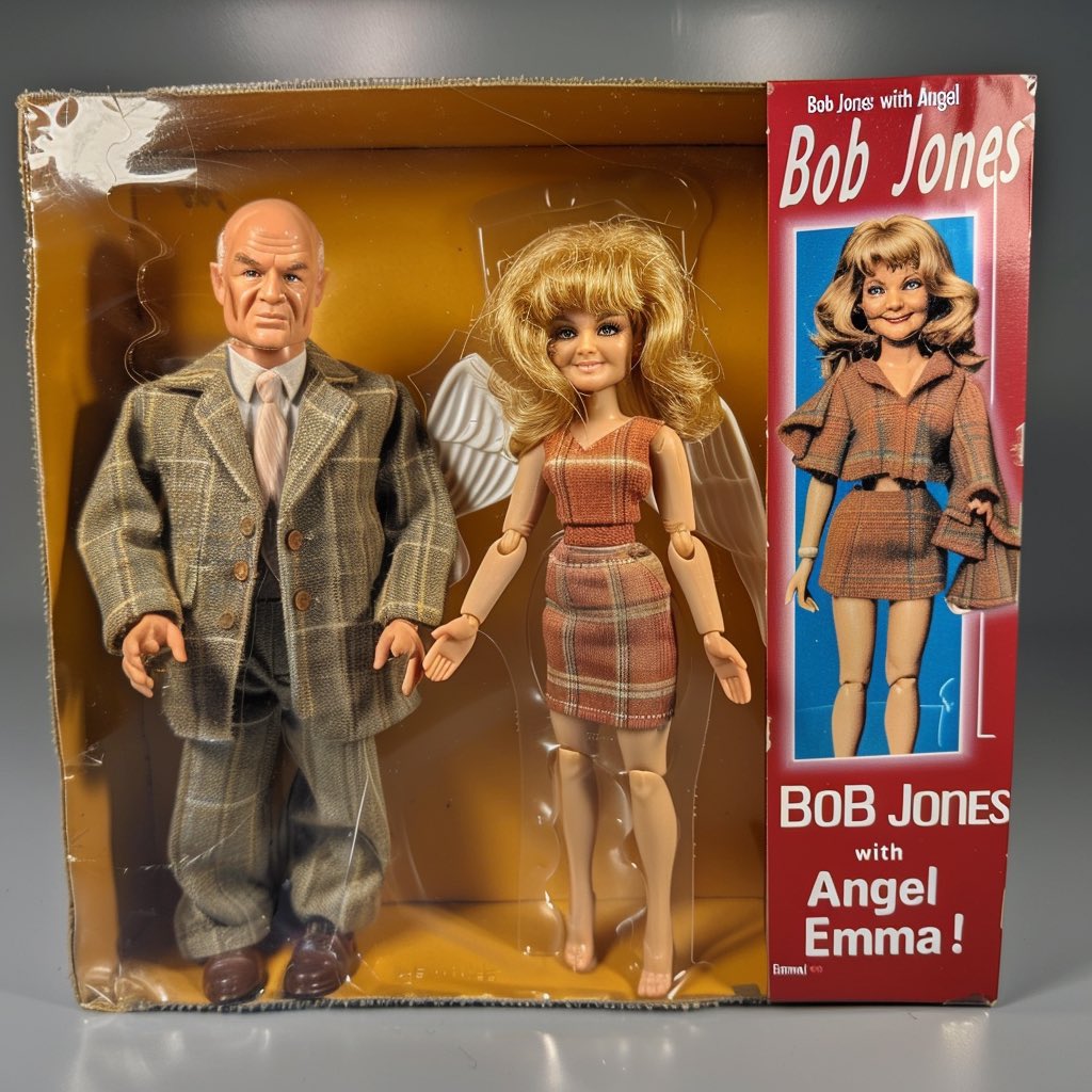 Trying to teach your kids the prophetic history? Need inspiration for entirely new backdated prophecies?!

INTRODUCING THE LIMITED EDITION BOB JONES AND ANGEL EMMA PLAYSET!

#ihopkc #bobjones #prophetichistory #mikebickle