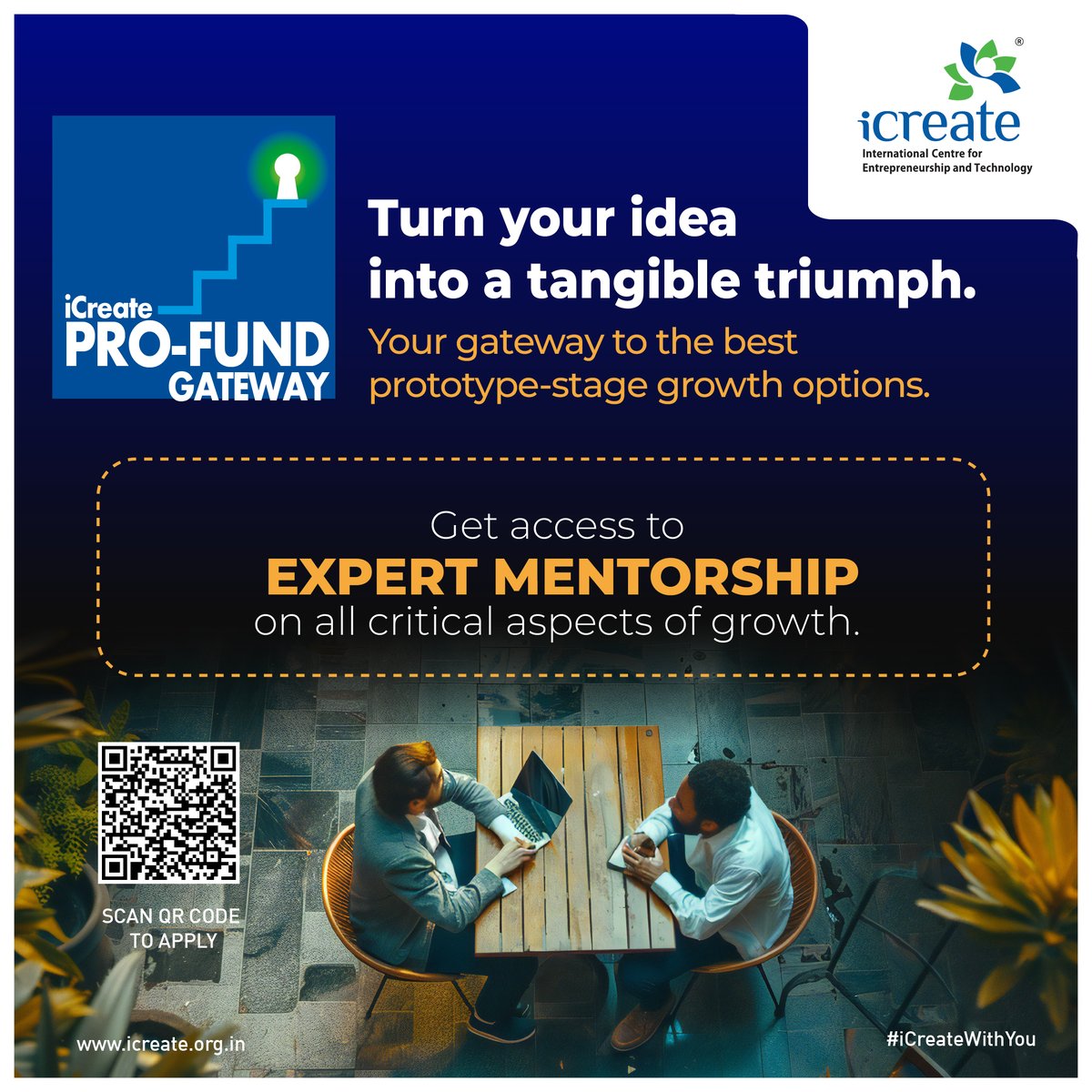 Ready to turn your idea into a game-changing product? With iCreate Pro-Fund Gateway, get the support you need to thrive.  Apply now: icreate.acceleratorapp.co/application/ne…

#iCreateWithYou #ProFund #fundingopportunity #startups #innovation