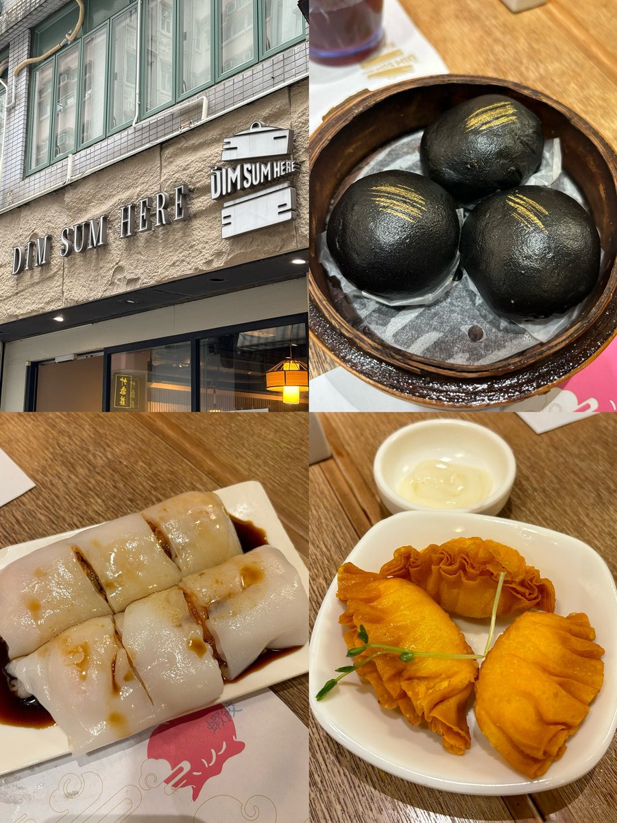 viewwrs's tweet photo. 🥢🥟 #รีวิวฮ่องกง Dim Sum Here มื้อแรกที่ฮ่องกง ก็ต้องเป็นร้านติ่มซำเลยค่าา เห็นเมนูไหนติดดาวก็สั่งเลย เมนูที่มีกุ้งแต่ละอันคือกุ้งตัวใหญ่ สดเด้งกรุบมาก แต่จะไม่จิ้กโฉ่วให้จิ้มเหมือนไทยนะ ซาลาเปาไข่เค็มลาวาอร่อย อันที่เป็นหน้ายิ้มสั่งตามโต๊ะข้างๆ ไส้เผือกละมุนๆ แต่ที่ชอบสุดคืออันที่เหมือนก๋วยเตี๋ยวหลอด มันจะไส้ของทอดอะ อร่อยแบบไม่เคยกินที่ไหนมาก่อน ชอบบ😋 จ่ายไป 262 HKD (~1,2xx THB) #เที่ยวฮ่องกง