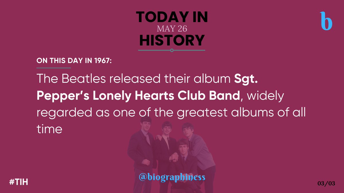 From czars to racetracks, and iconic albums to eternity—May 26th etches its mark in time!👑🏎️🎶
Follow👉 @biographiness

#Biographiness #Biograghines #TodayInHistory #TIH #OnThisDay #OTD #HistoryEvents #DailyHistory #HistoryFacts #May26 #HistoryMatters #History #HistoricMoments