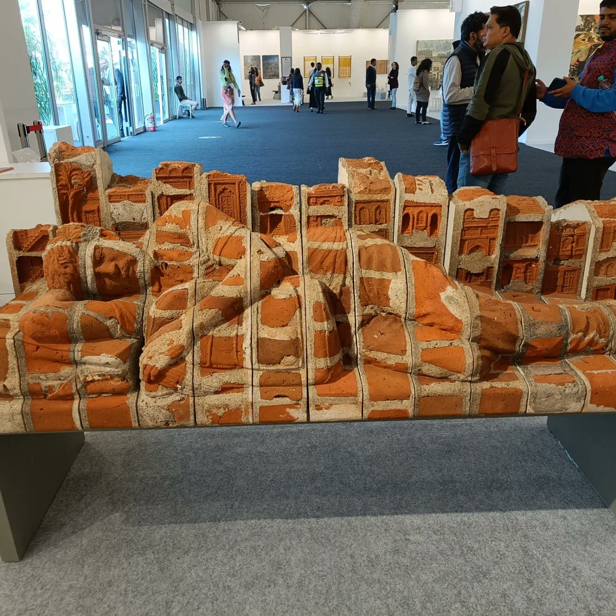 Artsceneindia's tweet photo. In today's @DeccanHerald, I discuss how bricks are used by #artists as a metaphor for human living conditions &amp; to establish boundaries, both physical &amp; psychological.

#contemporaryart #artcolumn #bricks #artinstallations #sculptures #bricks #artwriter #artcolumn https://t.co/udpbUF15ze